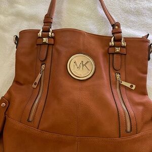 Michael Kors Tan Leather Tote Bag
